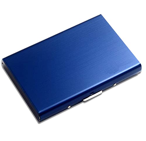 KOD Blocking Security Slim Card Holder Case for Men and Women - Pop Up Slim Minimalist Credit Card Holder (Silver 8 Sot Card Holder)