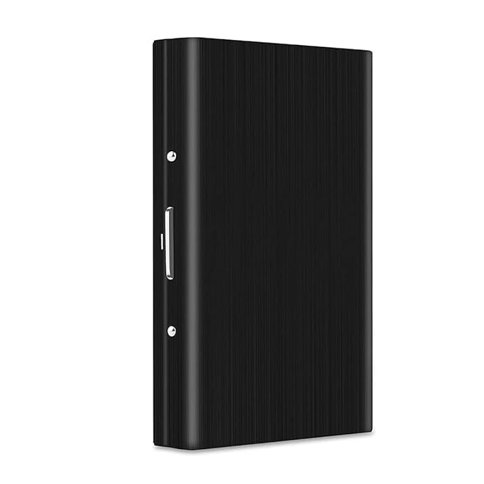 KOD Blocking Security Slim Card Holder Case for Men and Women - Pop Up Slim Minimalist Credit Card Holder (Silver 8 Sot Card Holder)