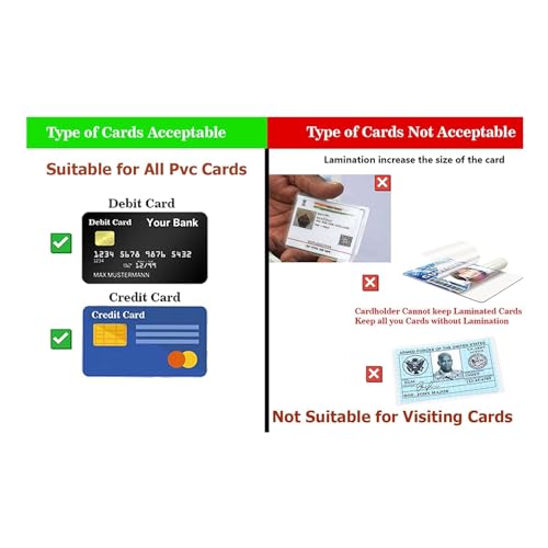 KOD Blocking Security Slim Card Holder Case for Men and Women - Pop Up Slim Minimalist Credit Card Holder (Silver 8 Sot Card Holder)