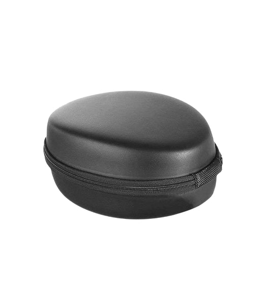 KOD Earphone Headphone Case Pouch Cover Carrying Case for Earphones, Headset, Pen Drives, SD Cards, All Mobile Accessories - Black (Large)